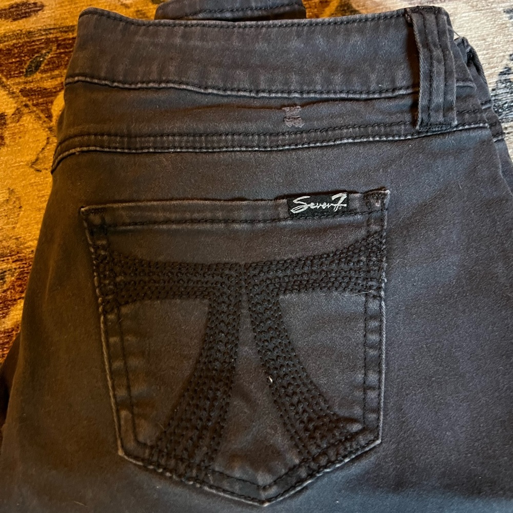 Seven 7  black jeans size 10
